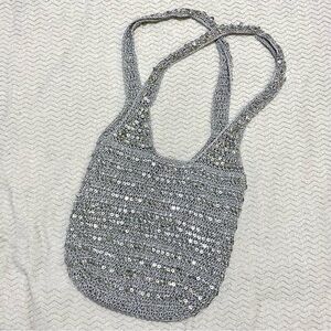 VTG Silver Sequin Bag